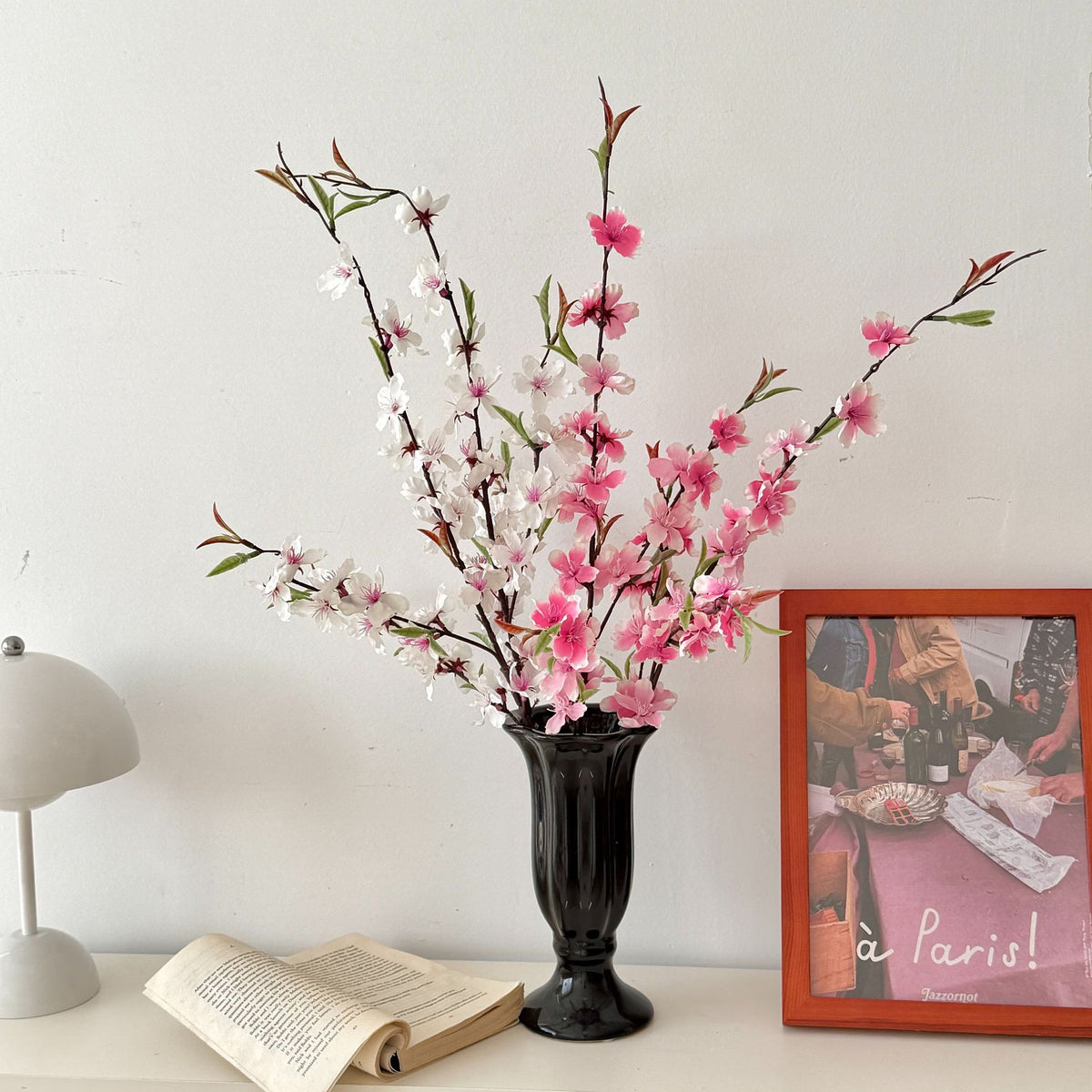 Decorative Cherry Blossom Stem for Floral Arrangements