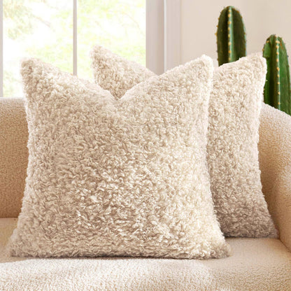 Plush Textured Decorative Cushion