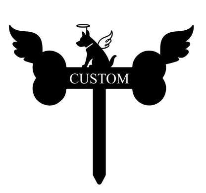 Customized Cat Garden Marker Homeandso