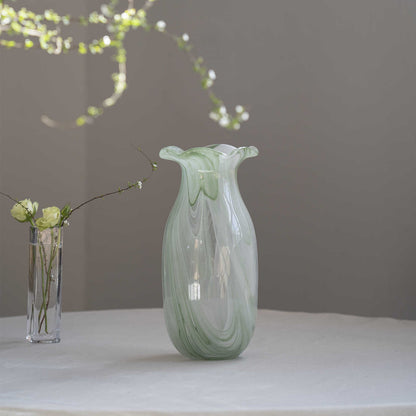 Elegant Handcrafted Glass Vase Homeandso