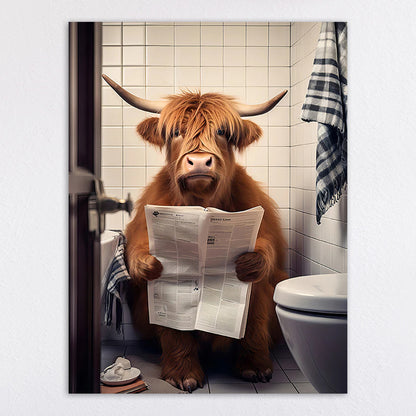 Humorous Animal-Themed Wall Art Print Homeandso