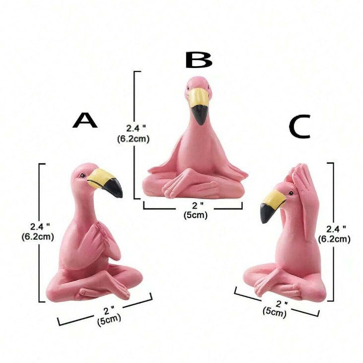 Playful Flamingo Figurine Homeandso