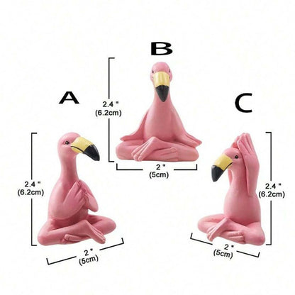 Playful Flamingo Figurine Homeandso