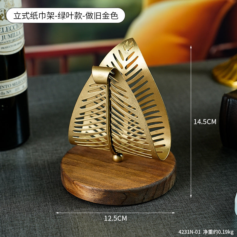 Decorative Leaf-Shaped Desk Organizer Homeandso