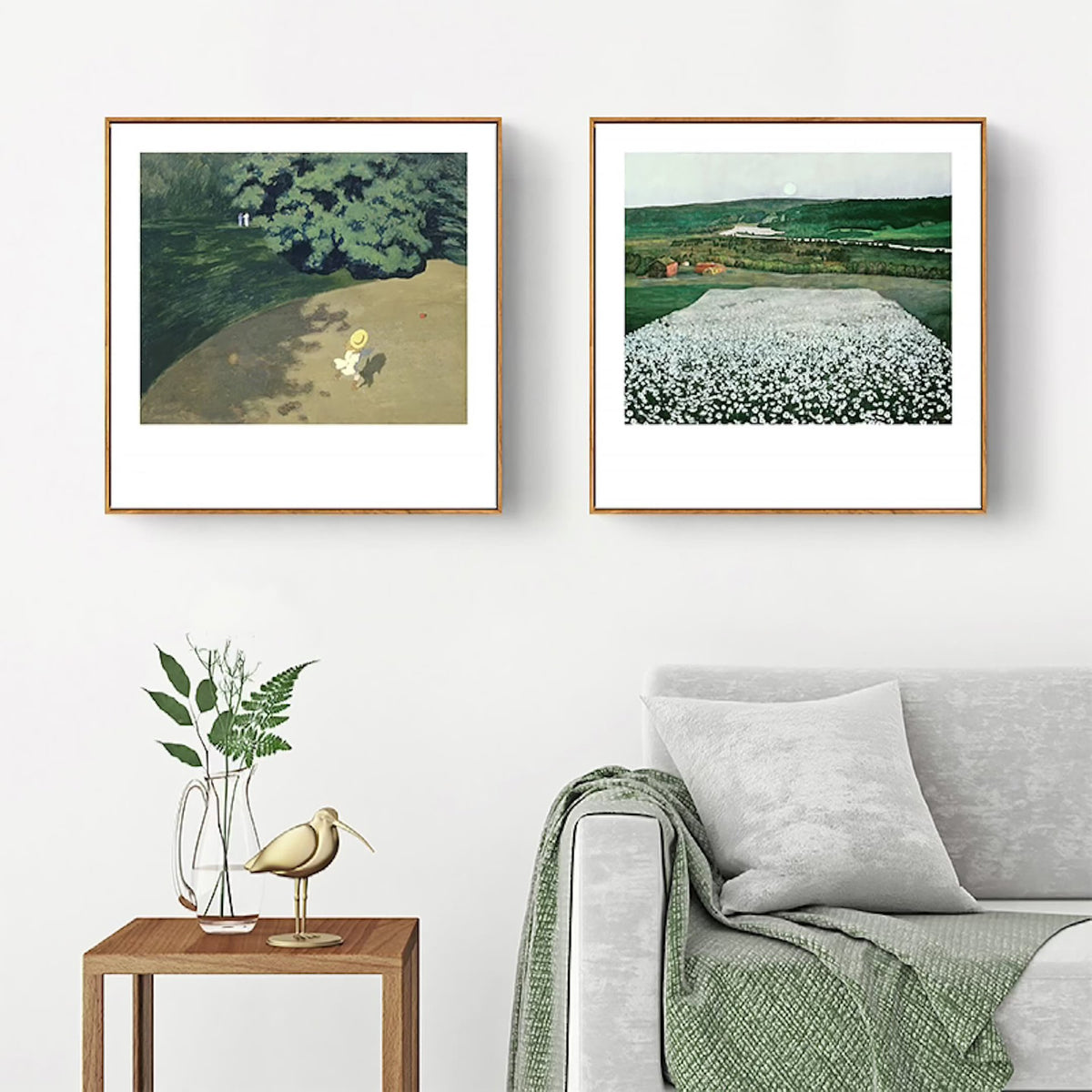 Framed Impressionist Landscape Artwork Homeandso