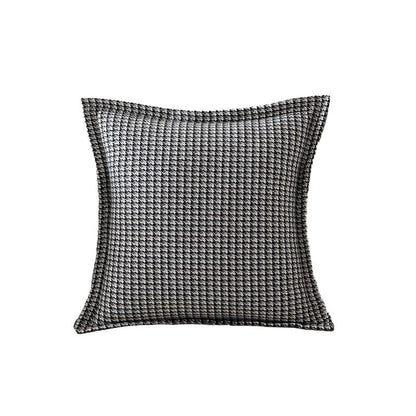 Checkered Pattern Accent Cushion