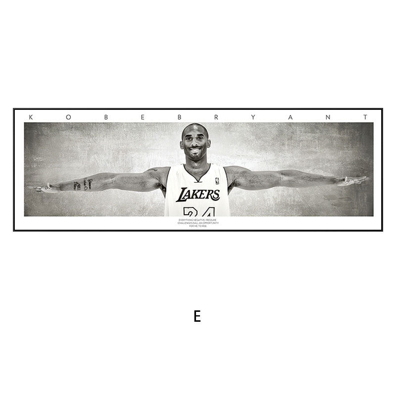 Men's Stylish Basketball Action Wall Art Print Homeandso