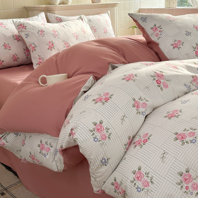 Soft Cotton Cartoon Bedding Set