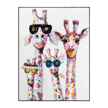 Whimsical Giraffe Canvas Art Homeandso