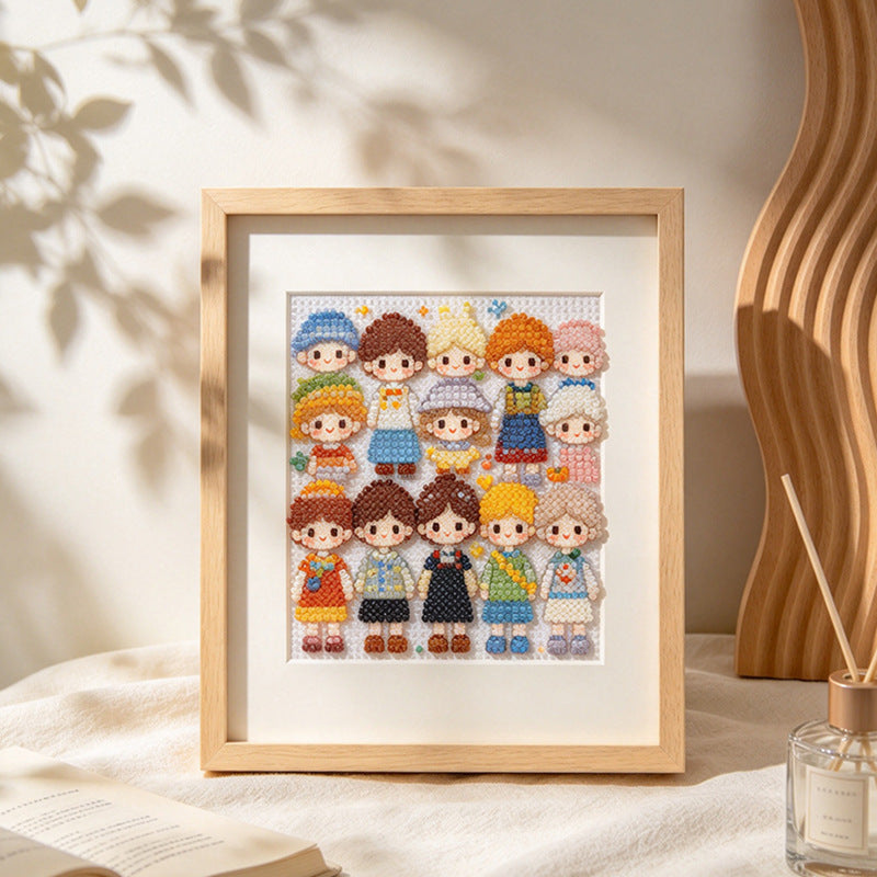 Playful Character Art Frame