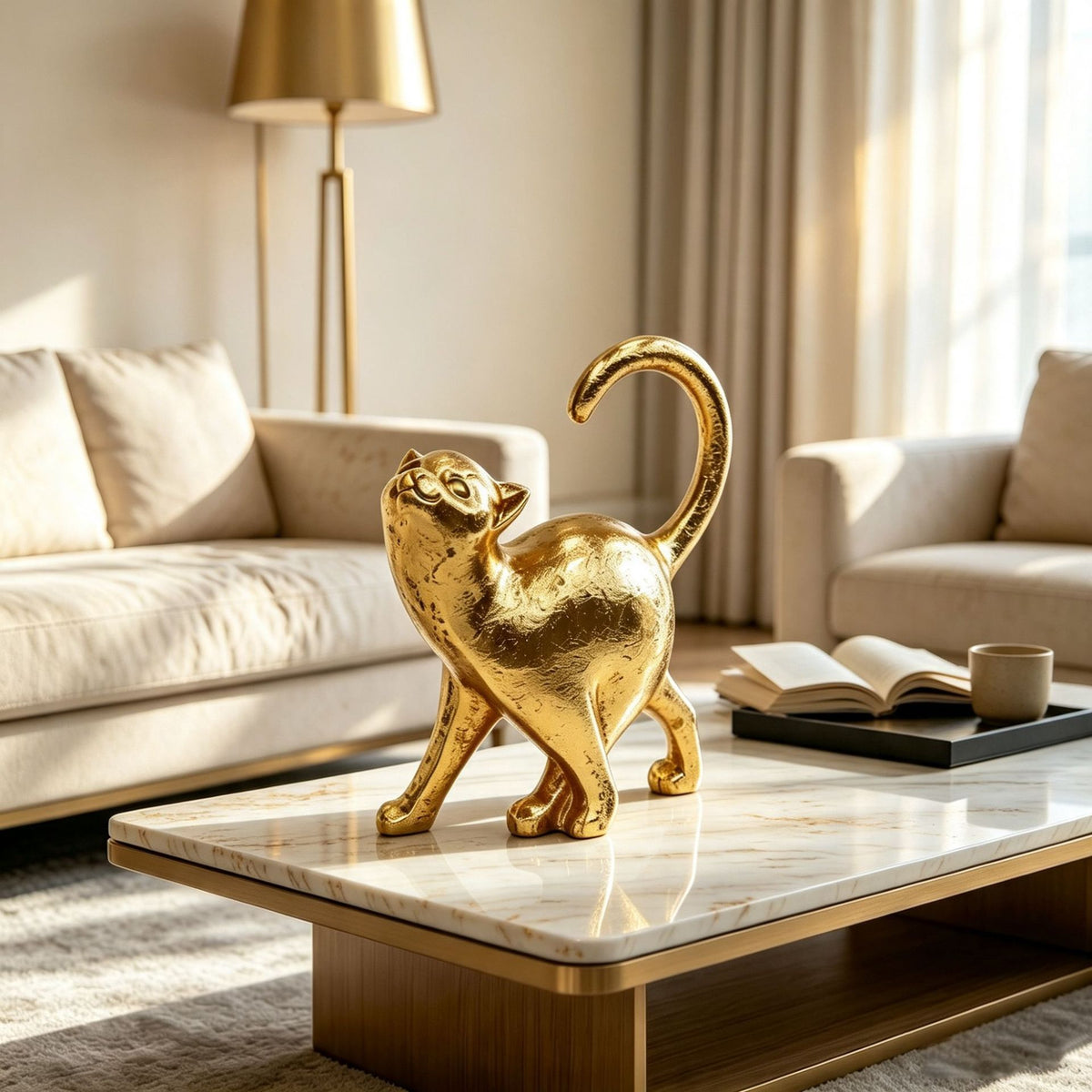 Decorative Cat Figurine
