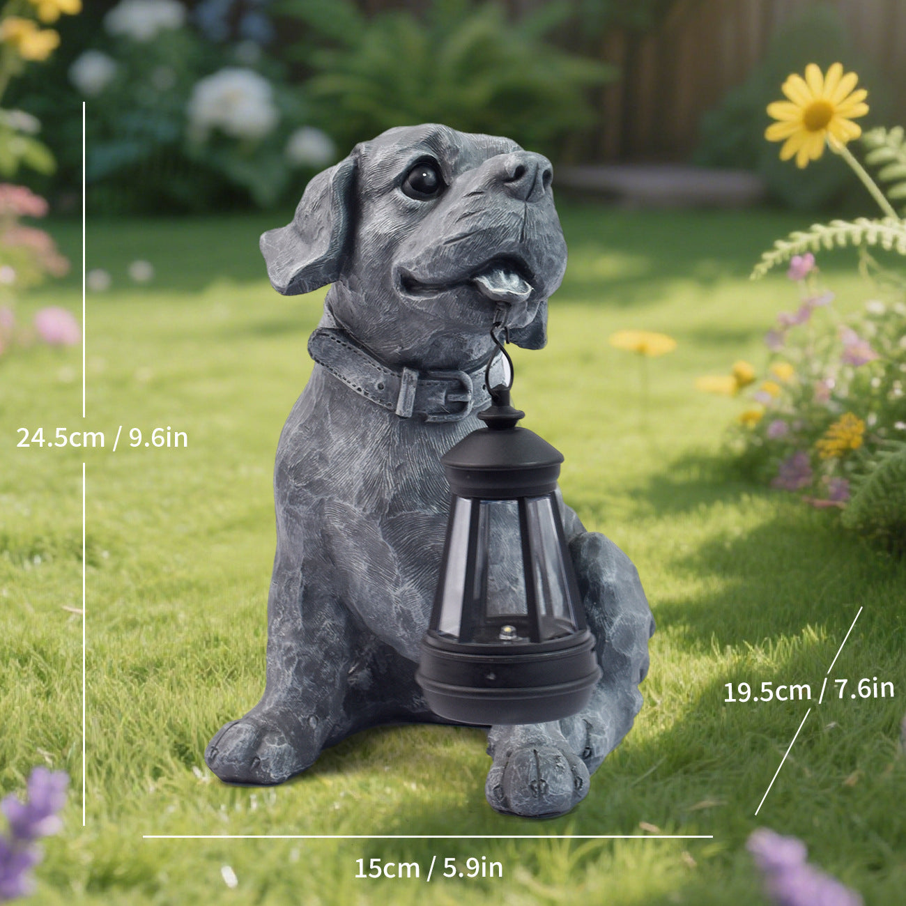 Decorative Dog Family Lantern Homeandso