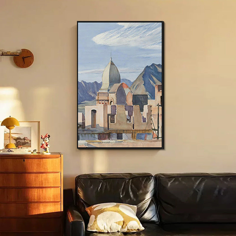 Artistic Landscape Framed Canvas Print Homeandso