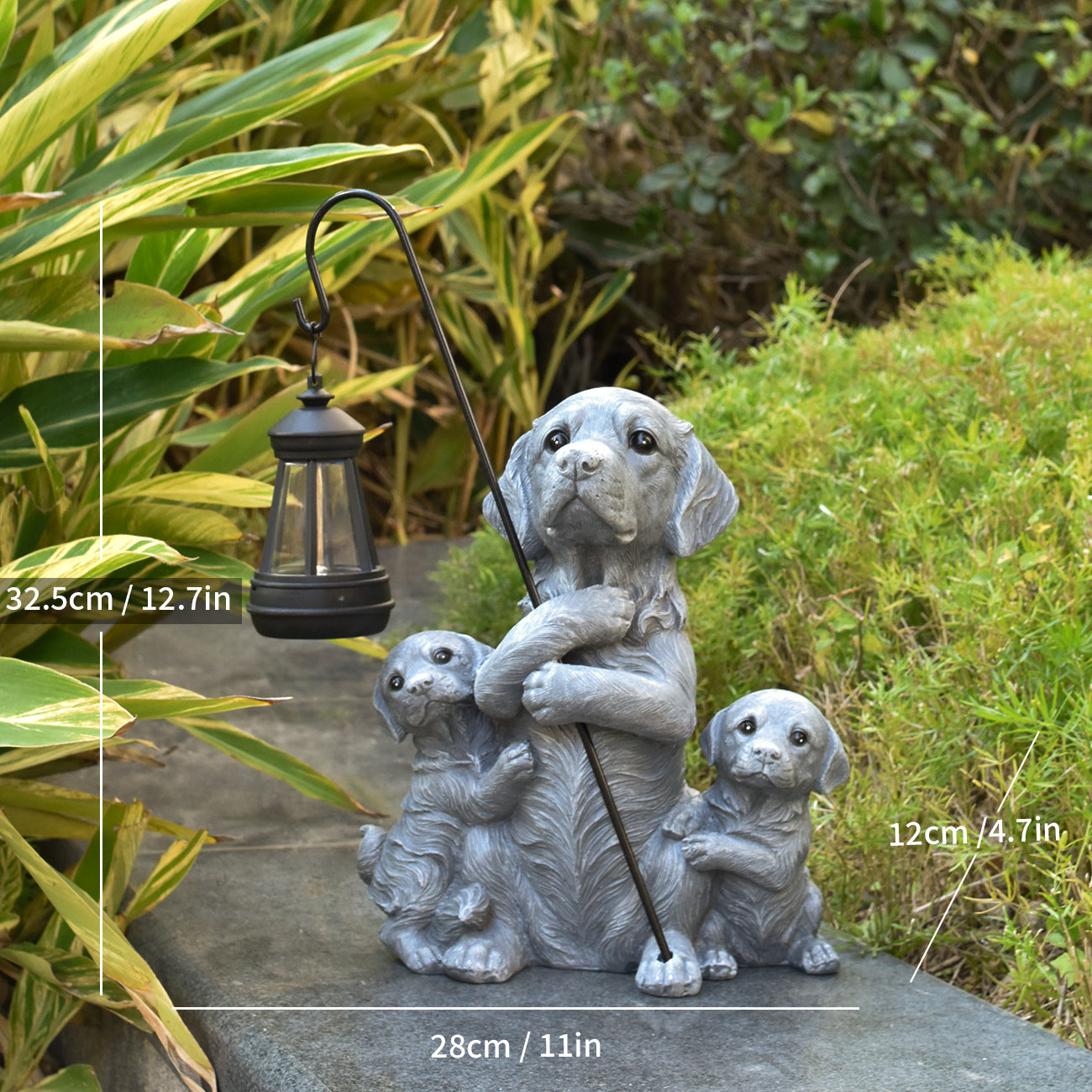 Decorative Dog Family Lantern Homeandso