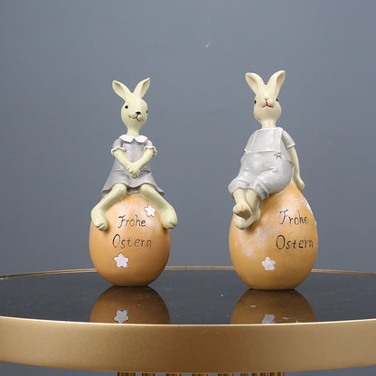 Decorative Rabbit Figurine Homeandso