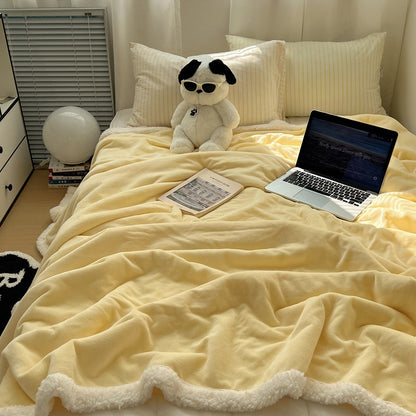 Fluffy Sherpa-Fleece Blanket