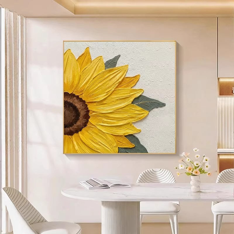 Artistic Sunflower Wall Canvas Homeandso