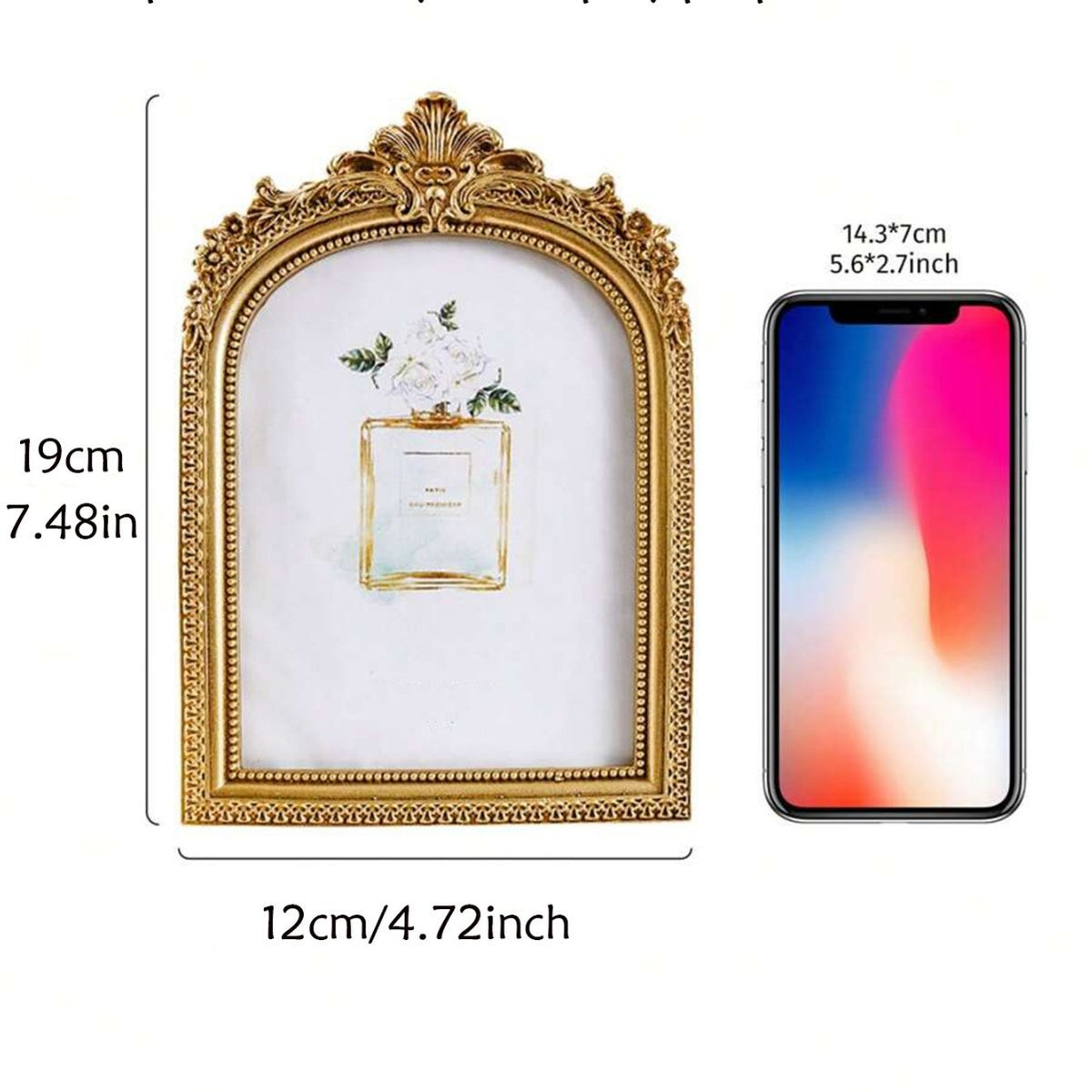 Ornate Floral Picture Frame Homeandso