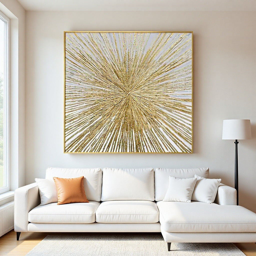 Textured Metallic Canvas Wall Art Homeandso