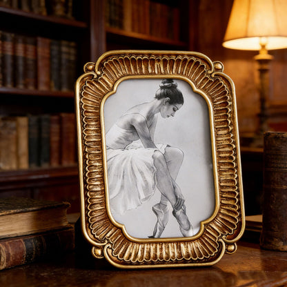 Ornate Gold Vintage Picture Frame Homeandso