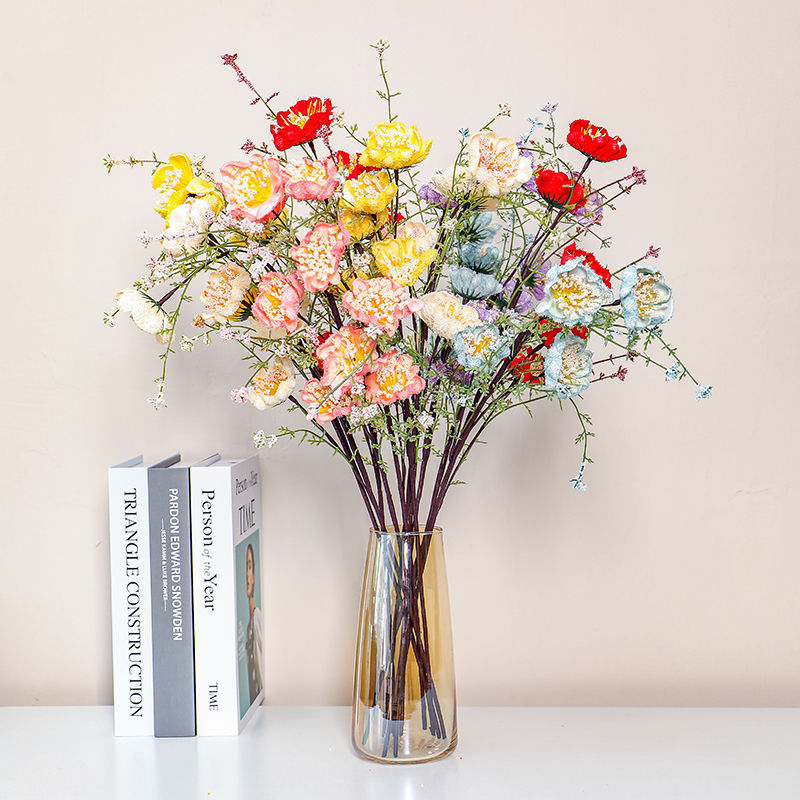 Elegant Decorative Faux Floral Stem
