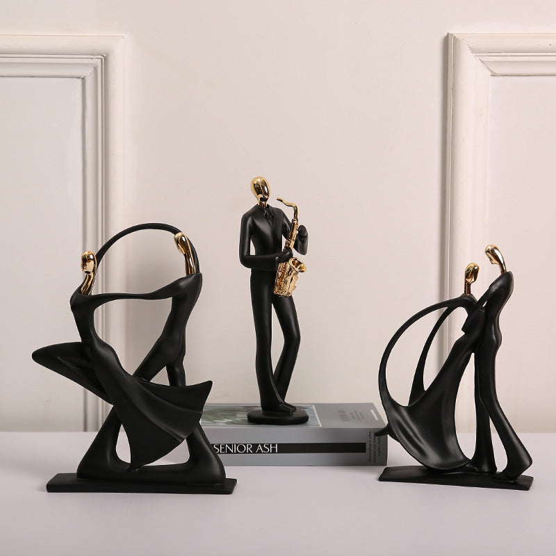 Elegant Dancing Couple Sculpture Homeandso