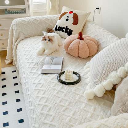 Cozy Butterfly Pattern Sofa Throw Blanket