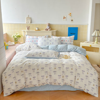 Playful Cartoon Animal-Themed Bedding Set Homeandso