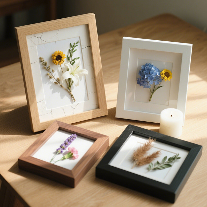 Elegant Pressed Flower Art Frame