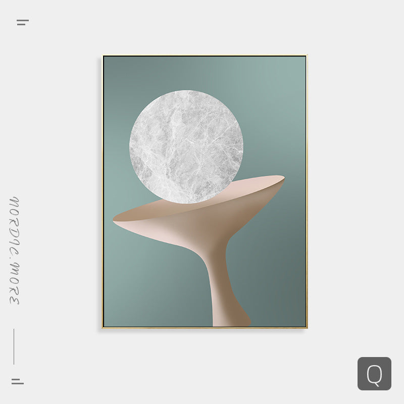 Elegant Abstract Floral Canvas Art Homeandso