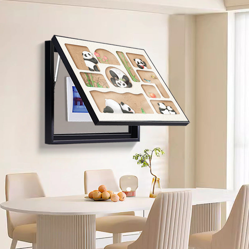 Decorative Panda-Themed Picture Frame Homeandso