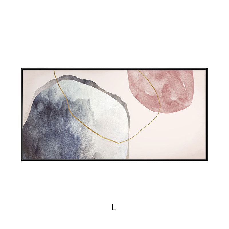 Abstract Geometric Framed Artwork Homeandso