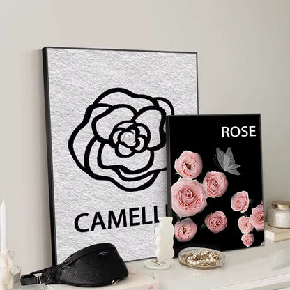 Artistic Floral Wall Art Print Homeandso