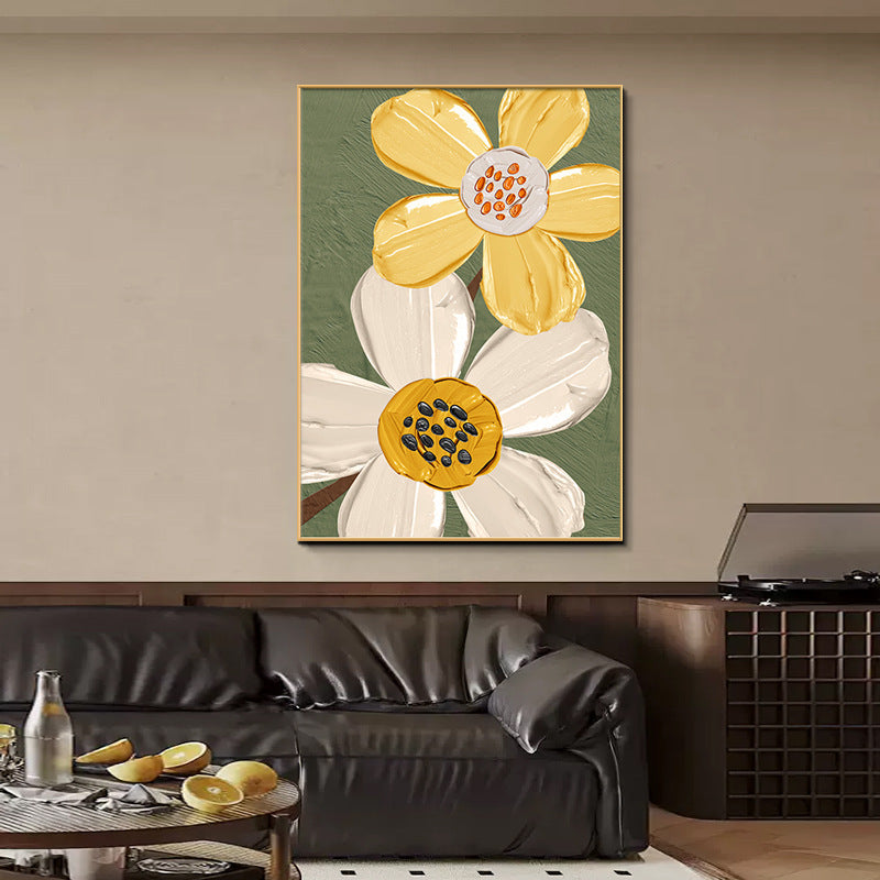 Framed Floral Textured Wall Art Homeandso