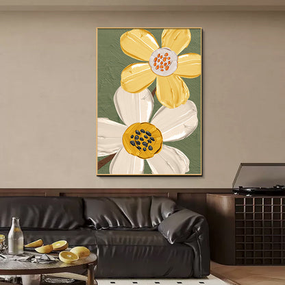 Framed Floral Textured Wall Art Homeandso