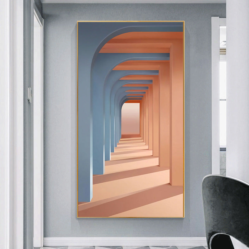 Artistic Entryway Canvas Print Homeandso