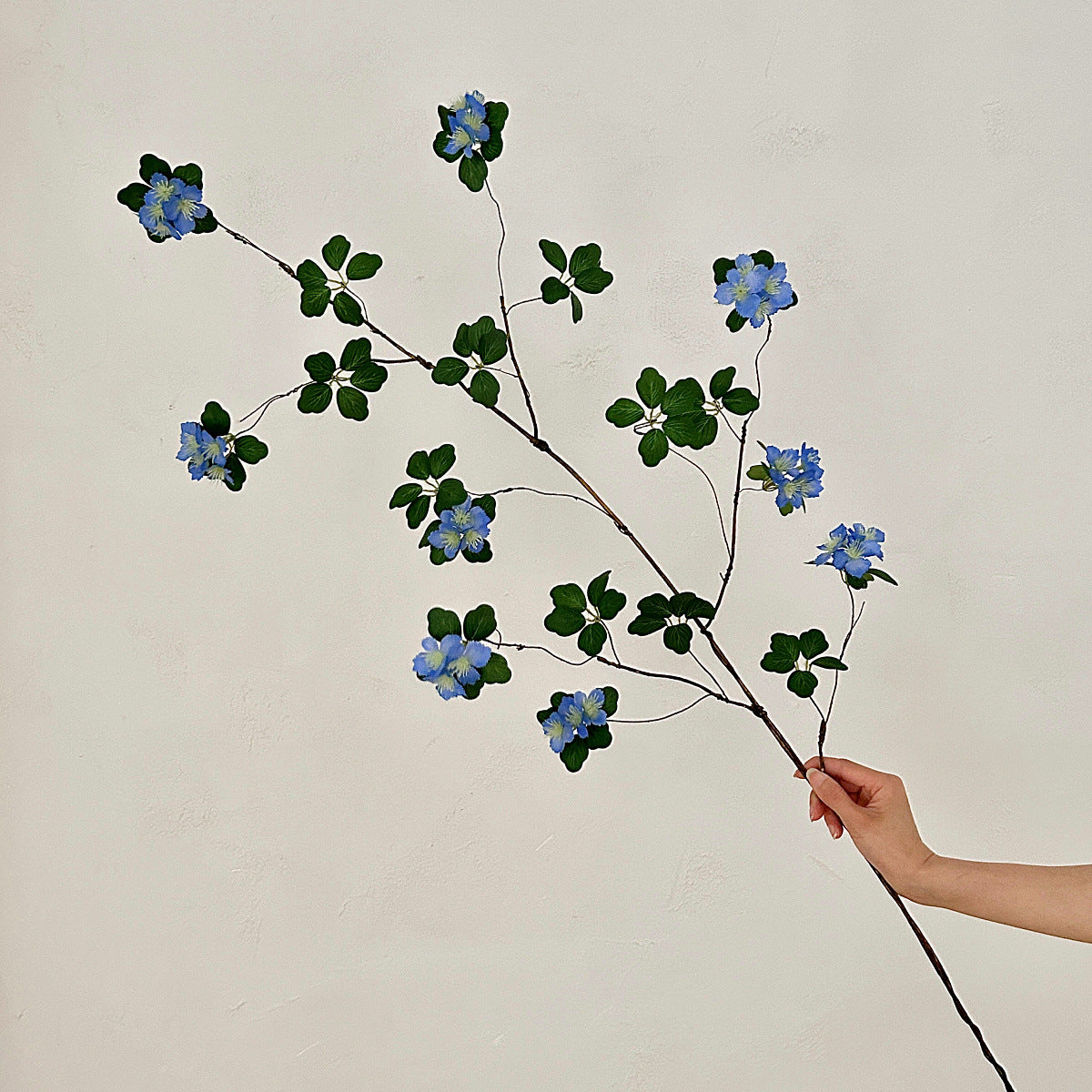 Decorative Faux Flower Branch Arrangement for Home