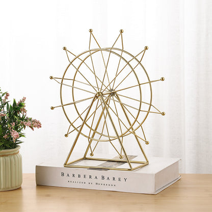 Decorative Metal Ferris Wheel Sculpture Homeandso