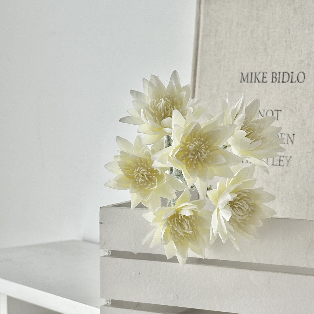 Realistic Faux Water Lily Bouquet