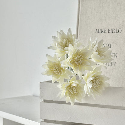 Realistic Faux Water Lily Bouquet