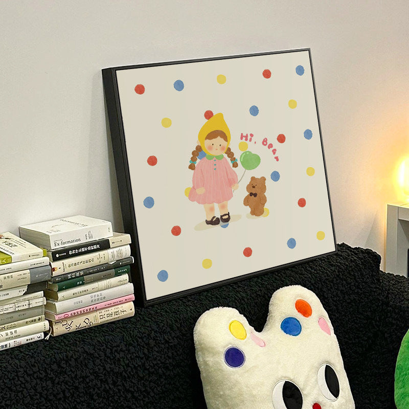Whimsical Café-Themed Art Print Homeandso