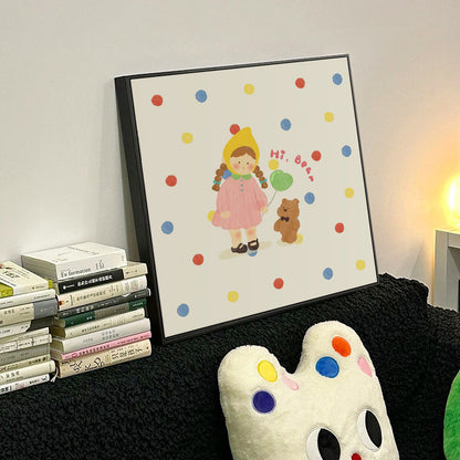 Whimsical Café-Themed Art Print Homeandso