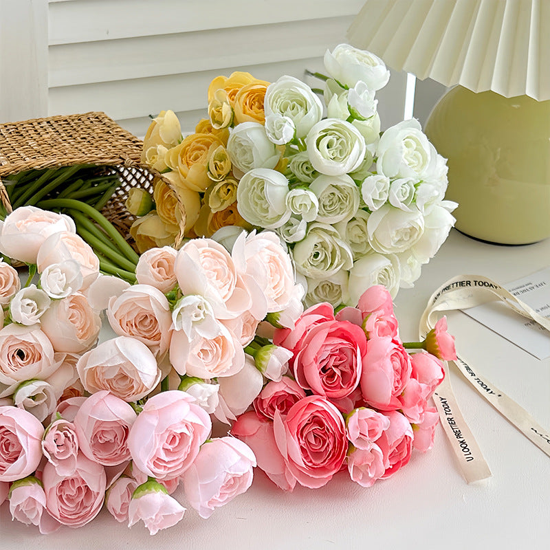 Lifelike Artificial Rose Bouquet