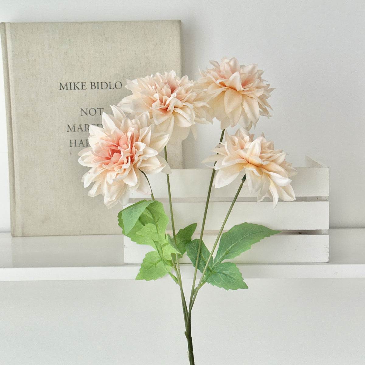 Elegant Dahlia Artificial Floral Stem
