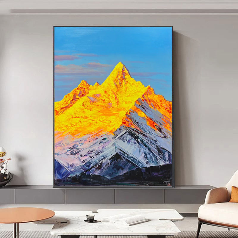 Stunning Mountain Peak Landscape Canvas Print Homeandso