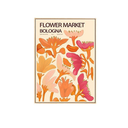 Artistic Floral Wall Print Homeandso