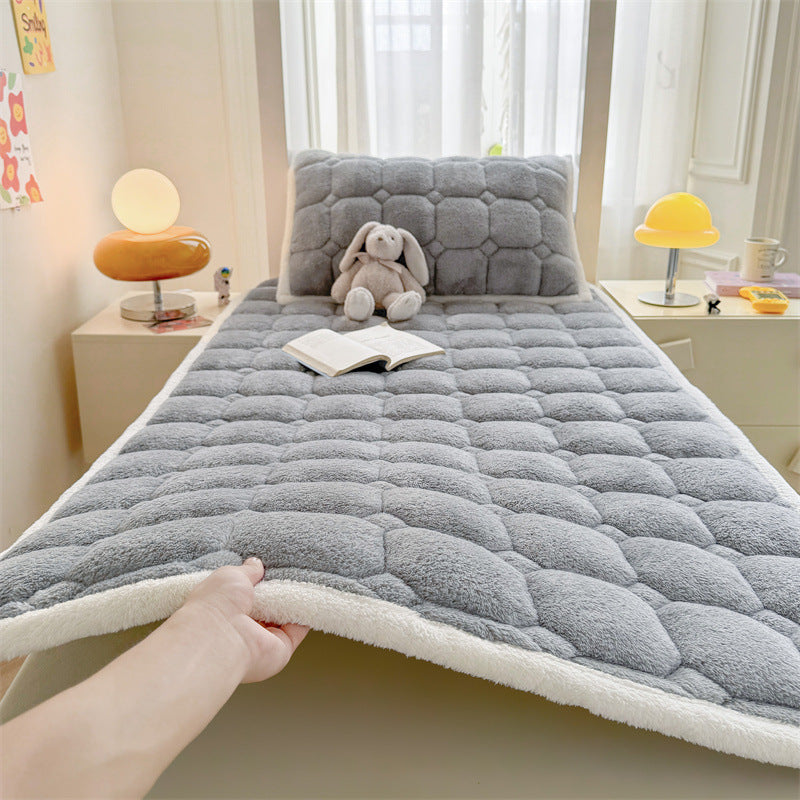 Soft Plush Quilted Mattress Overlay