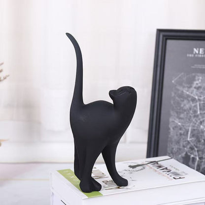 Contemporary Cat Figurine Homeandso