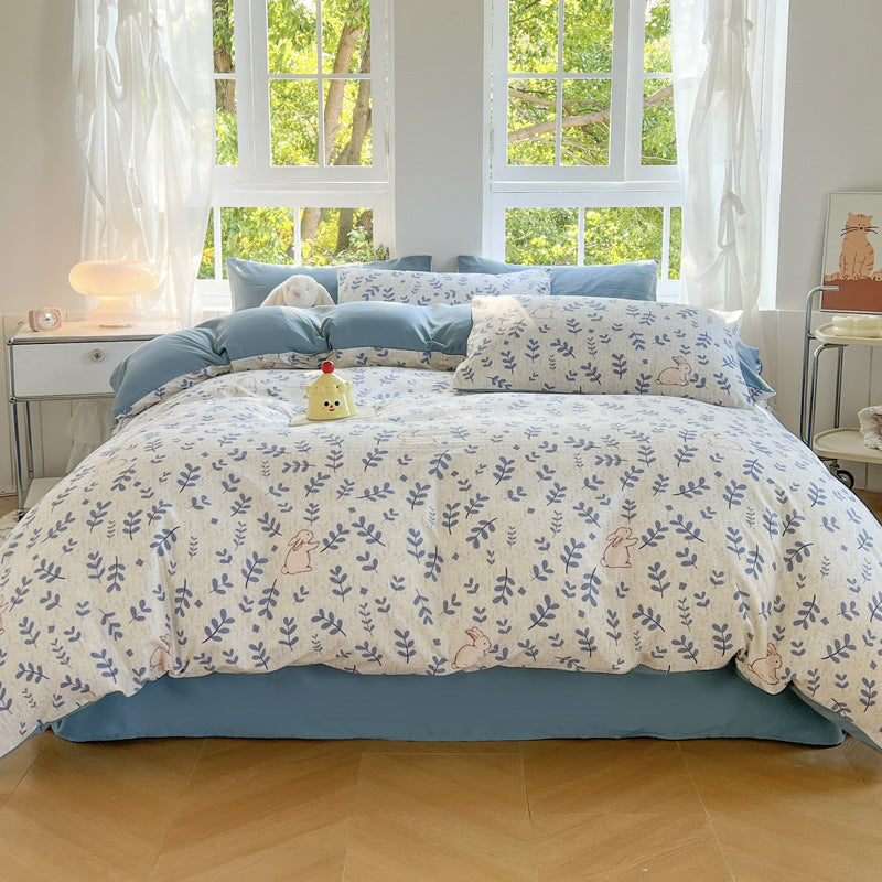 Playful Cartoon Animal-Themed Bedding Set Homeandso