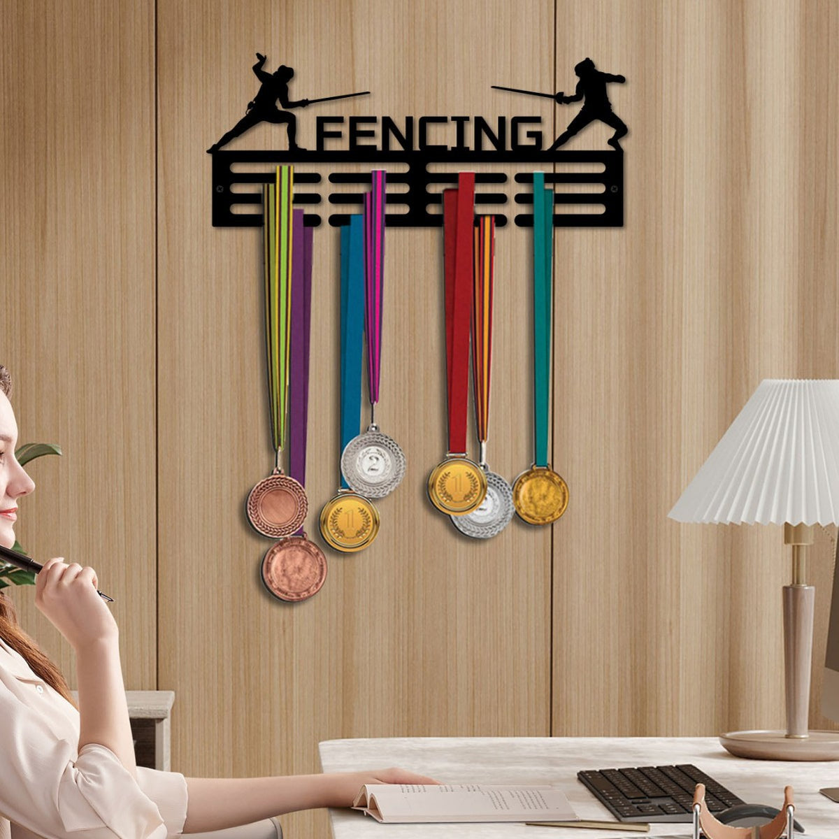 Dance-Themed Wall Hook Rack Homeandso